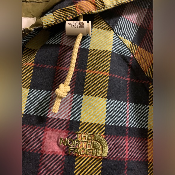 The North Face Ripstop Wind Hooded Jacket Hoodie Plaid Men's Size Small  - NWT - Picture 8 of 13